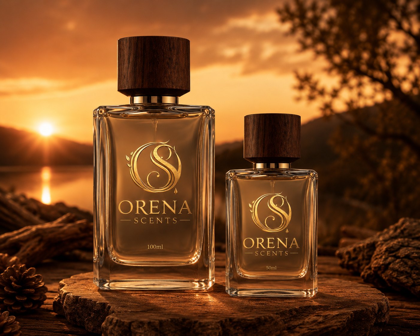 Orena Scents 50ml and 100ml bottles