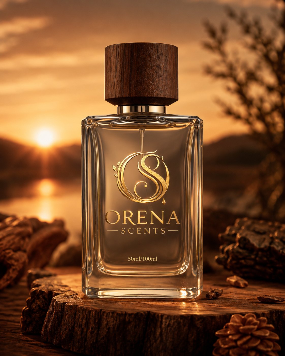 Orena Scents luxury perfume bottle